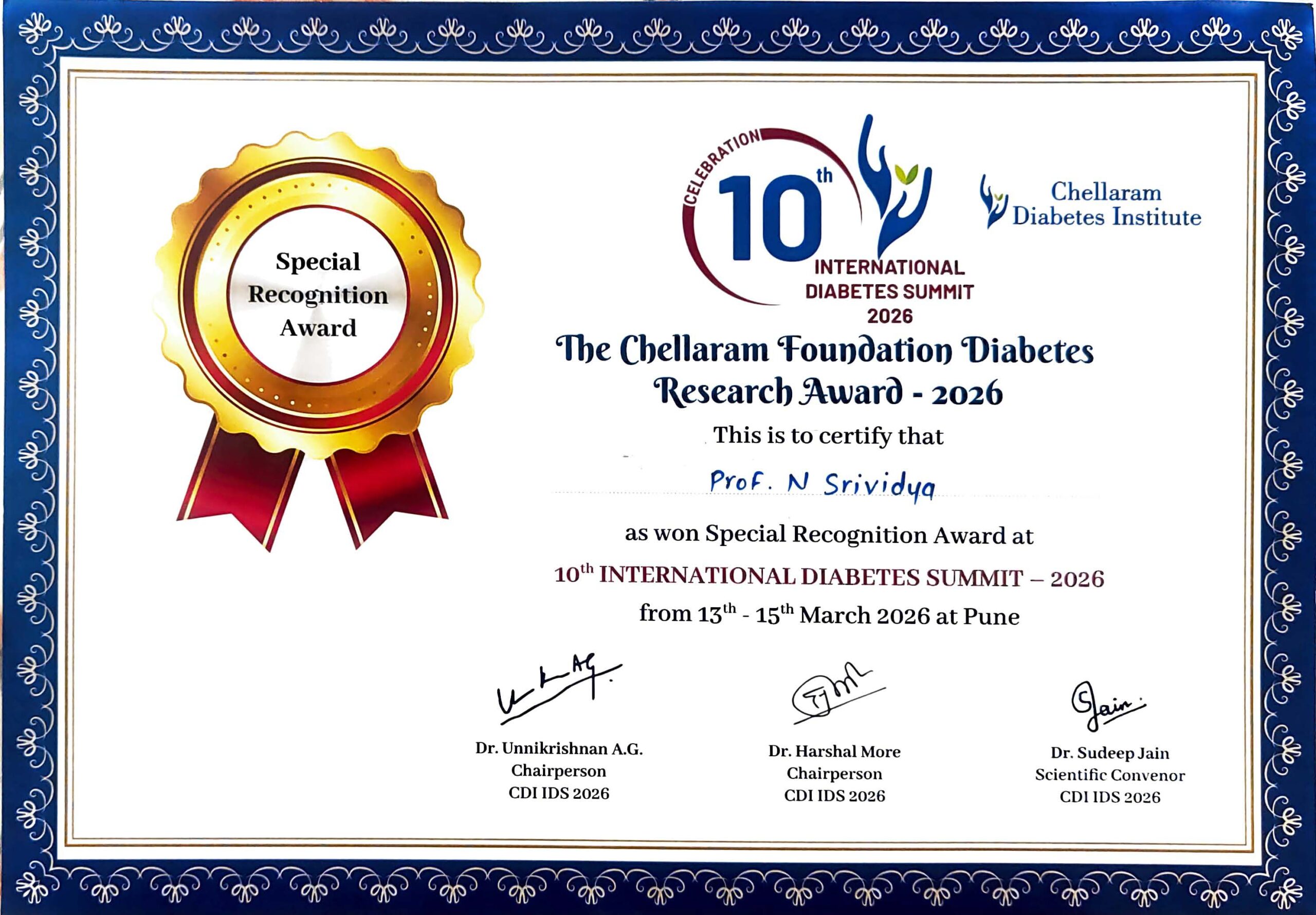 CDI-IDS 2026_Special Recog Award